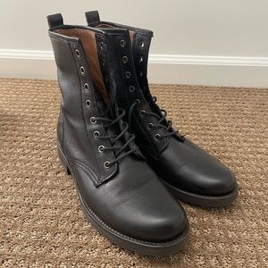 Frye women’s combat boots
